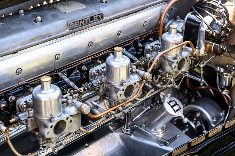 Bentley 6 1/2 liter Vandenplas koetswerk motor van Sjoerd van der Wal Fotografie