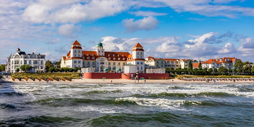 Seebad Binz auf der Insel Rügen an der Ostsee von Werner Dieterich