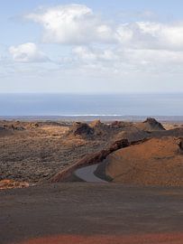 Paysage lunaire de Timanfaya à Lanzarote, en Espagne