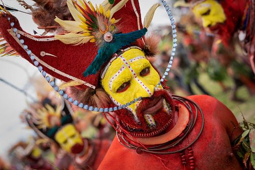Huli Wigmen, stam, in Papua New Guinea