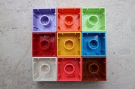 Nine (9) square toy blocks lying upside down colourful (rotation 4) by hou2use thumbnail