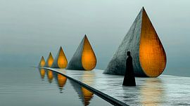 Vuurdruppels op het eindeloze pad