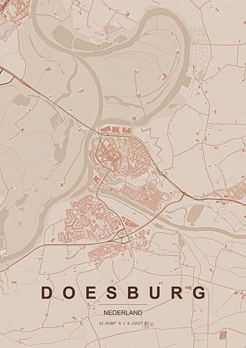 Doesburg Plattegrond