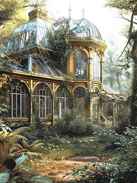 Lost Place Gewächshaus Herrenhaus edel verfallen von gm_designs