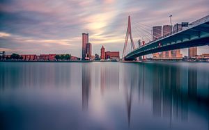 Skyline Rotterdam van Michiel Buijse