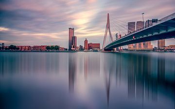 Skyline von Rotterdam von Michiel Buijse