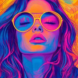 Yellow Glasses by Harry Hadders Design