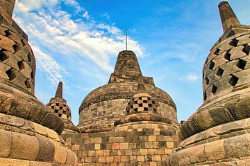 Main Stupa Borobudur by Eduard Lamping