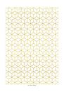 Hexagone doré par The Pixel Corner Aperçu