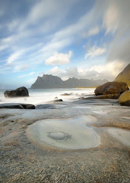 Plage d'Uttakleiv par Jens Droth