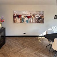 Klantfoto: Wijn! Schilderij Wijn van ARTEO Schilderijen, als ArtFrame