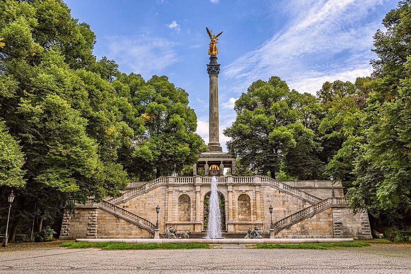 Beieren : Engel van de Vrede München van Photoart-Naegele