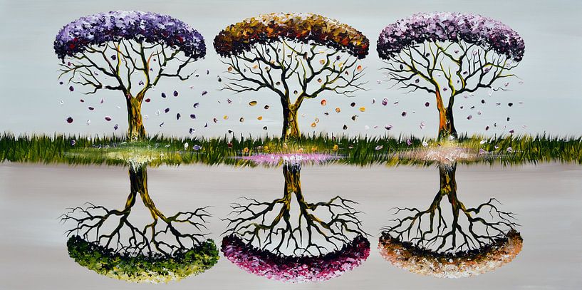 Seasons by Gena Theheartofart