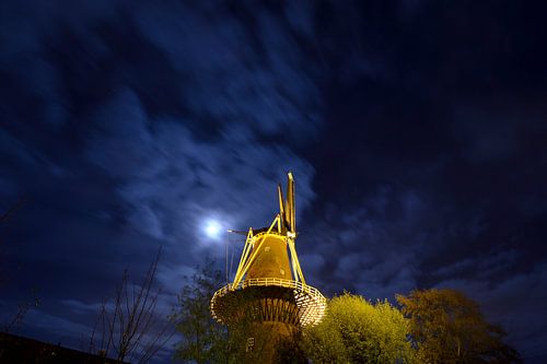 Molen Rijn et Zon dans la rue Adelaar à Utrecht.