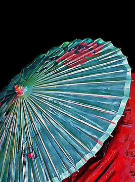 Ombrelle japonaise Etude 2 sur Dorothy Berry-Lound
