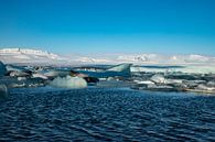 Paysage de l'Islande, Jökulsárlón. Lac glacier et plage de diamants par Gert Hilbink Aperçu