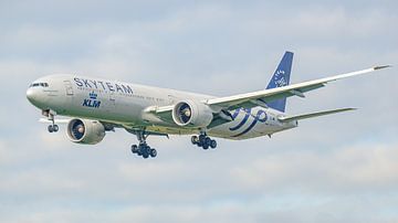 Boeing 777-300 de KLM aux couleurs de SkyTeam.