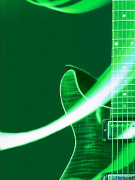 Electric Guitar | poster, color van Myrthe van Wijk
