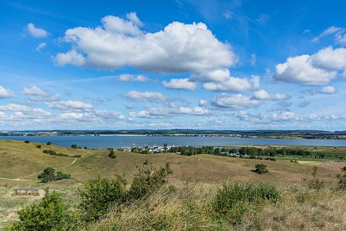Groß Zicker, uitzicht op Gager, Reddevitzer Höft, Hagensche Wiek, Rügen