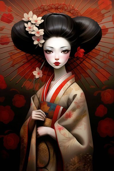 Geisha Doll by Jacky