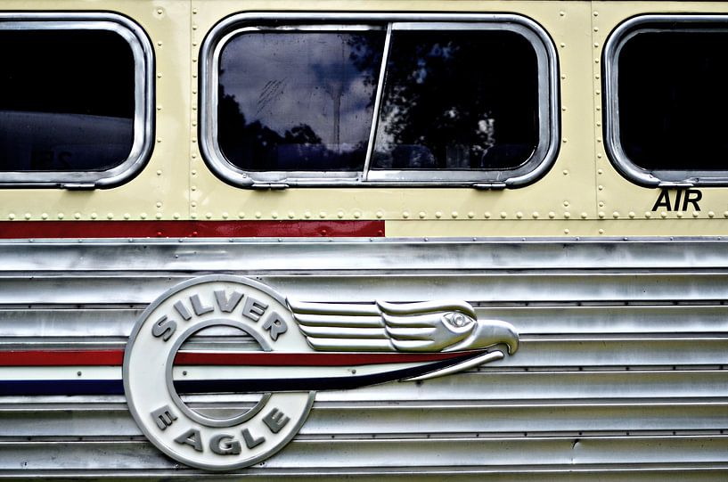 Silver Eagle bus detail by Jurien Minke