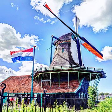 Zaanse Schans Zaandam Nederland van Hendrik-Jan Kornelis