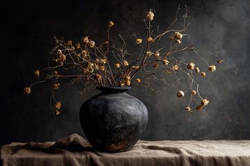 Rustieke Vaas in Japandi Stijl