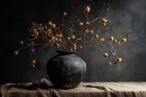 Rustieke Vaas in Japandi Stijl