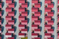 Huizen met rode daken recht van boven gezien van Sjoerd van der Wal Fotografie thumbnail