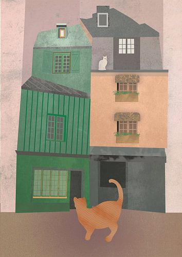 sie ist schön | citycats 3 von Hans Hogenboom