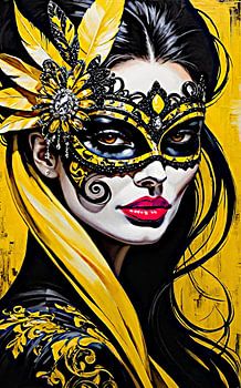 Die göttliche geheimnisvolle mit der Maske der Mystik