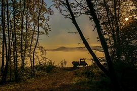 Nebel im Tal von Heinz Grates