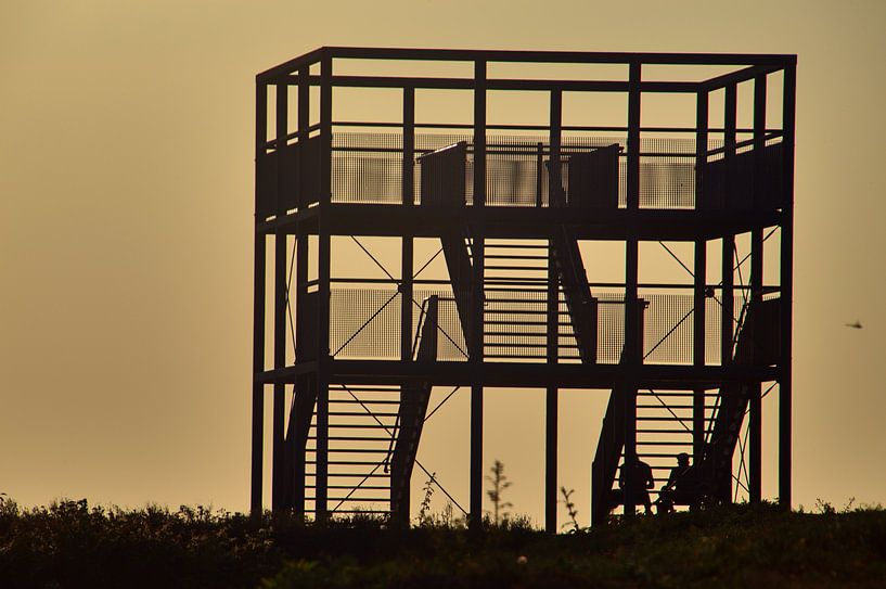 Kijktoren silhouet van Edgar Schermaul