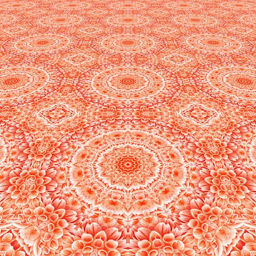 Mandala flowers perspective