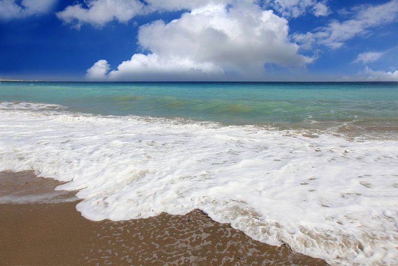 Hospitalet del Infante Spain Sea Beach by Renate Knapp