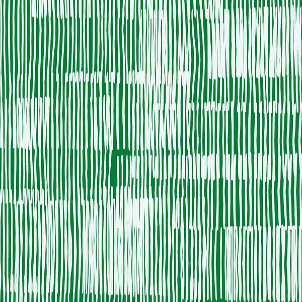 Forest Green and Ivory by Mad Dog Art