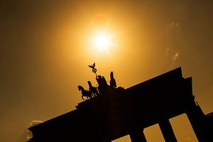 Brandenburger Tor im Sonnenuntergang