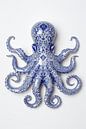 Delfts Blauwe Octopus van Dunto Venaar thumbnail