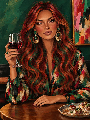 A toast to the night green