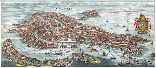 Matthäus Merian, Venetië in vogelvlucht, 1636