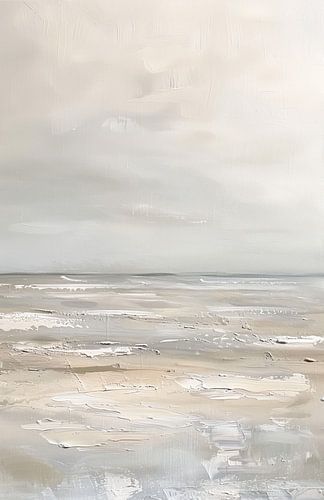 La mer silencieuse en camaïeu