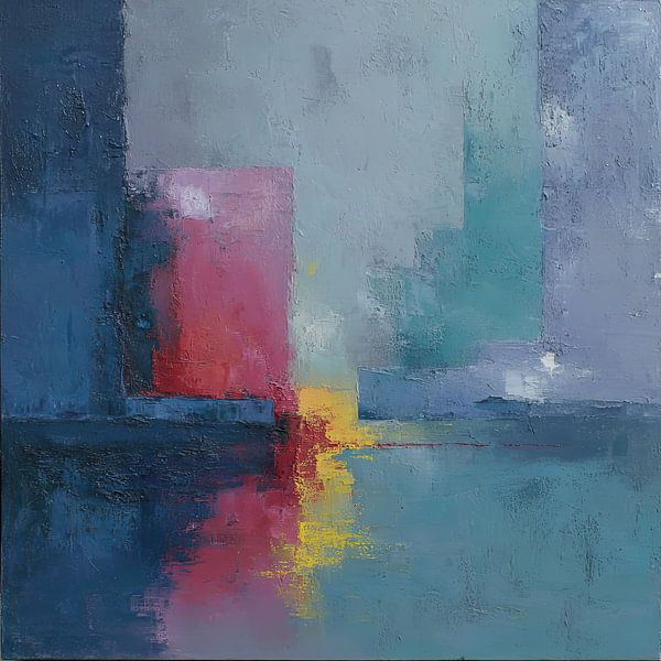 Peinture moderne expressionniste abstraite et colorée par Blues & Hues