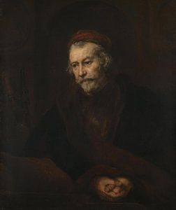 Un homme âgé comme saint Paul, Rembrandt