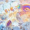 Kwel water met kleur van ijzerbacterien van Mark Scheper