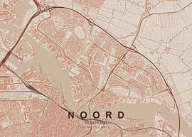 Map of Amsterdam North by Stef van Campen