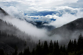 Ansicht der Wolken