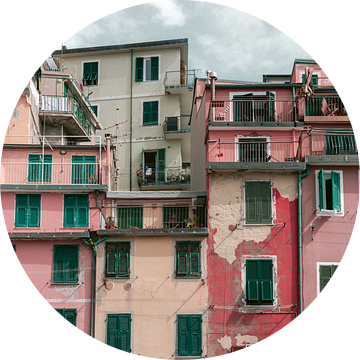 De kleuren van Cinque Terre | Fotoprint Italië | Europa kleurrijke reisfotografie van HelloHappylife
