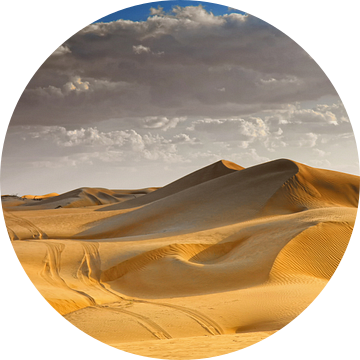 Wahibi Sands woestijn in Oman van Yvonne Smits