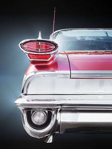 Amerikaanse oldtimer uit 1959, achteraanzicht