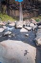 Chute d'eau de Svartifoss Islande par Menno Schaefer Aperçu